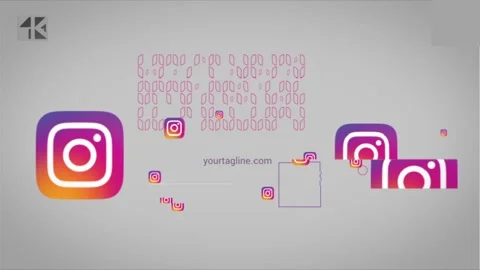 GLITCH LOGO 4K Stockmateriaal After Effects