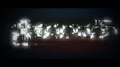 Glitch Logo After Effects stock