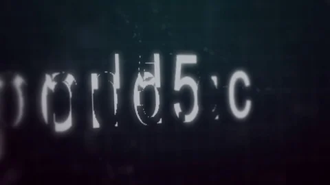 Glitch Logo 스톡 After Effects