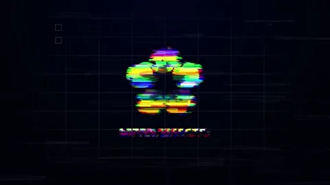 Glitch Logo Stock After Effects
