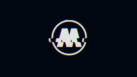 Glitch Logo Stockmateriaal After Effects