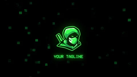 Glitch Logo for After Effects After Effects stock