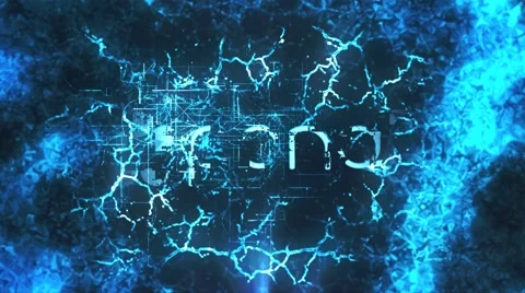 Glitch Logo Opener After Effects stock