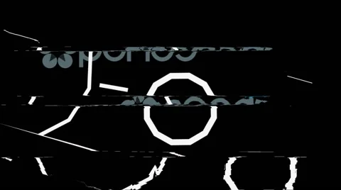 Glitch Logo Reveal After Effects素材