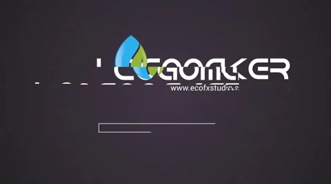 Glitch Logo Reveal After Effects stock