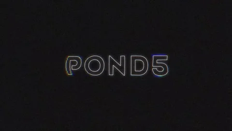 Glitch Logo Reveal After Effects stock