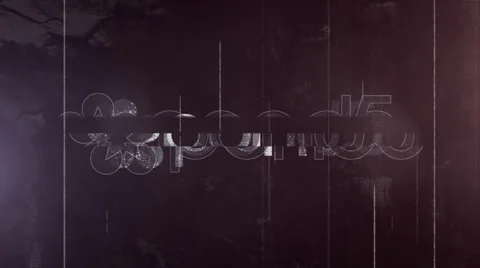 Glitch Logo Sting After Effects stock