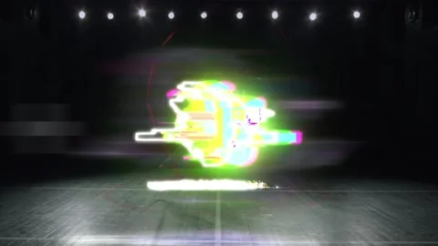 Glitch Logo Transition Stock After Effects