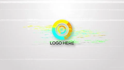 Glitch Logo V2 Stock After Effects