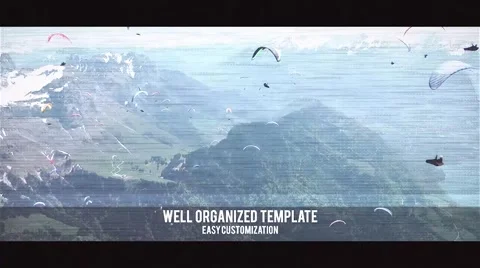 Glitch Media Sequences Stock After Effects