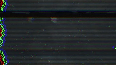 Glitch monster tentacles emerging from digital noise Stock Footage 340321399