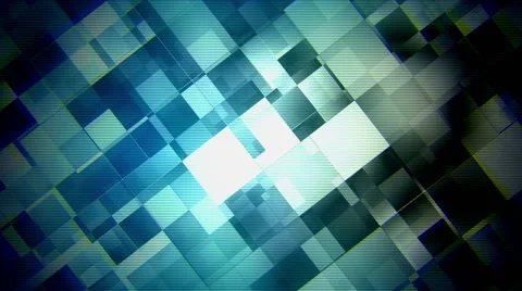 Glitch Moving Boxes 24 Loopable Background Stock Footage 59590961
