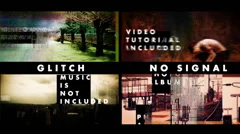 Glitch - No signal Stock After Effects