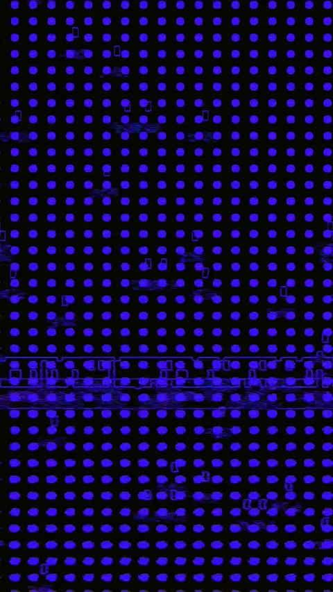 Glitch Noise 4K Vertical Overlay — Bad TV Psychedelic VJ Stock Footage 329829577