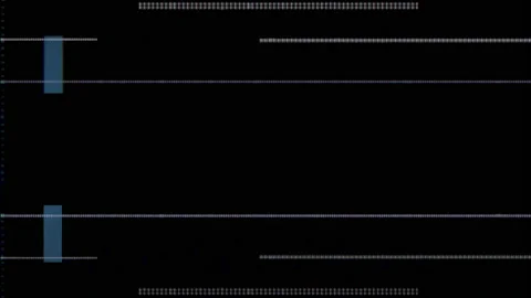 Glitch noise. Chaotic Code. Video background transition effect for video edit Stock Footage 134542851