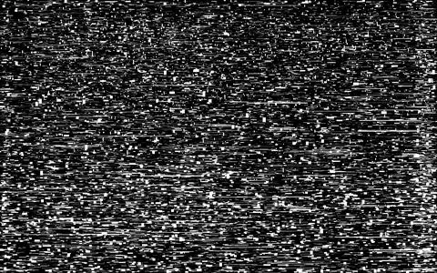 Glitch noise effect. Broken video signal. White noise texture. Abstract stati Illustrazione stock