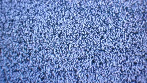 Glitch noise static television Video stock 125926425