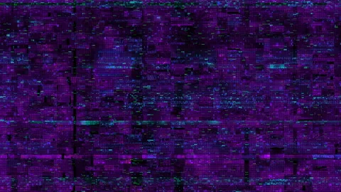Glitch noise static television VFX. Visual video effects stripes background, tv Vidéo 165993737