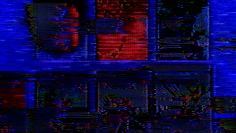 Glitch noise static television VFX pack. Visual video effects stripes background Stock Footage 201331995