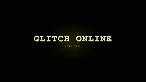 Glitch Online Text Animation - Digital Glitch Effect with Retro Typewriter .. Stock Footage 331568219