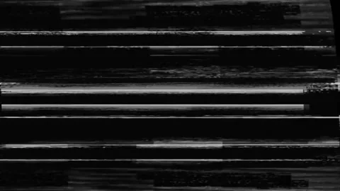 Glitch Overlay Black Background Stock Footage 303449724