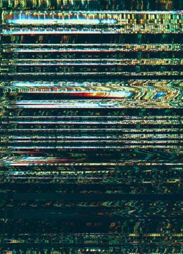 Glitch overlay Distorted display Multicolor gradient 스톡 사진