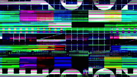 Glitch Overlay Stock Footage 169594883