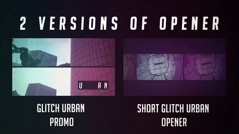 Glitch Pack Stock After Effects
