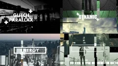 Glitch Parallax Stock After Effects