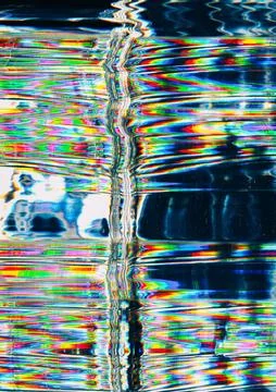 Glitch pattern interference noise abstract design Illustrazione stock