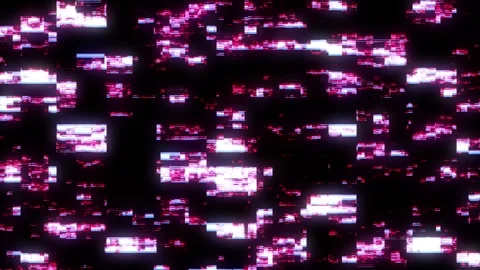 Glitch pink background. Abstract screen with noise effect. Stock-Footage 318588569