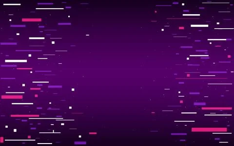 Glitch pixel background. Abstract color lines and shapes. Random elements w.. Stock Illustration