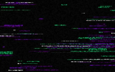 Glitch pixel background. Color digital error. Futuristic video noise. Abstr.. Stockillustratie