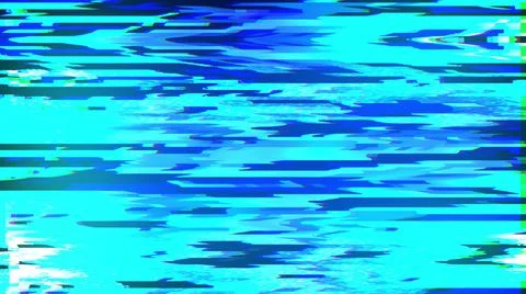 Glitch, pixel noise on the screen, computer generated. Bad Signal. 3d rendering Stock Illustration