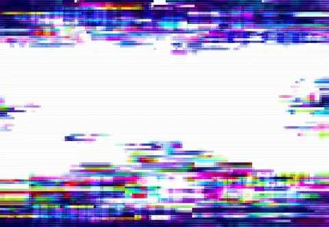 Glitch pixels vector abstract distorted background 스톡 일러스트