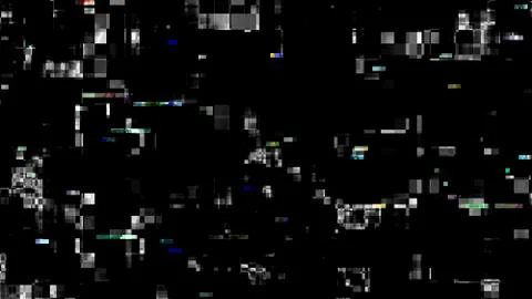 Glitch random digital signal error Illustrazione stock