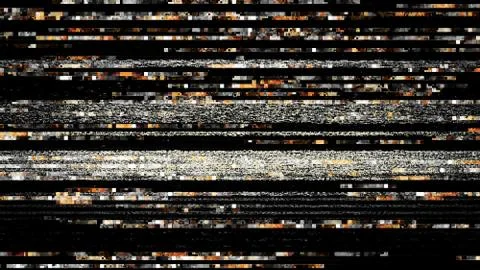 Glitch random digital signal error Illustrazione stock
