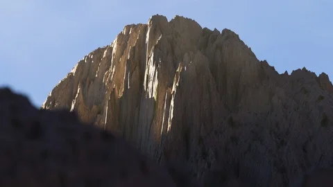 Glitch in reality,  glitchy mountain simulation drone shot, realistic render Stock Footage 116714613