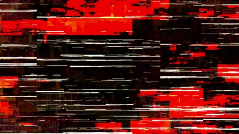 Glitch Red Effect, Static Noise Grain Pa... | Stock Video | Pond5