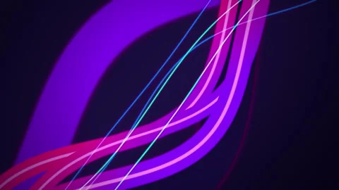 Glitch ribbon digital wave seamless loop motion background Stock Footage 344632888