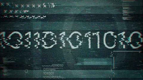 Glitch Screen Stock Illustration
