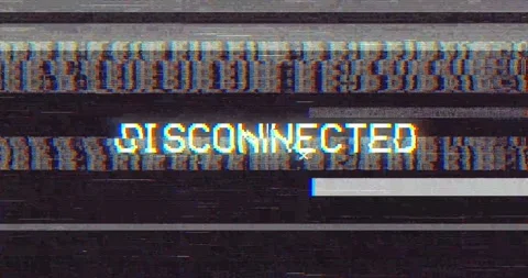 Glitch screen, Internet signal is interrupted. Motion graphics element. Stock Footage 153768018
