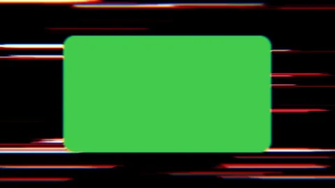 Glitch Screen Mockup Green Screen Video Overlay Stock Footage 344767460