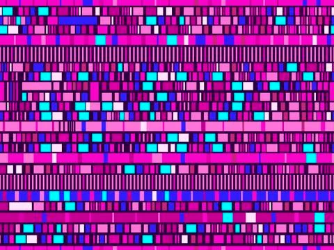 Glitch seamless pattern. Signal error, pixel mosaic. Computer screen error. B Stock Illustration