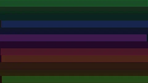 Glitch Slice - Glitch Effect with Colorful Horizontal Lines, Distorted Digital Stock Footage 340364526