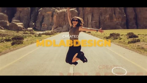 Glitch Slideshow Stock After Effects