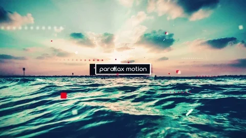 Glitch Slideshow-Atmospheric Parallax Stock After Effects