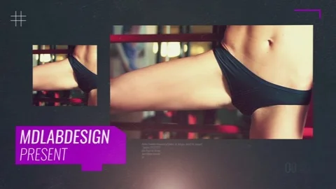 Glitch Sport Opener  After Effects	Stock