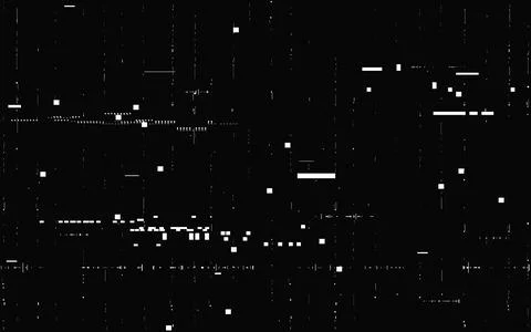 Glitch static effect. Retro video glitch. Old device problem. No signal Stock Illustration