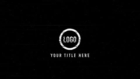 Glitch Strobe Grime Logo Reveal  After Effects	Stock